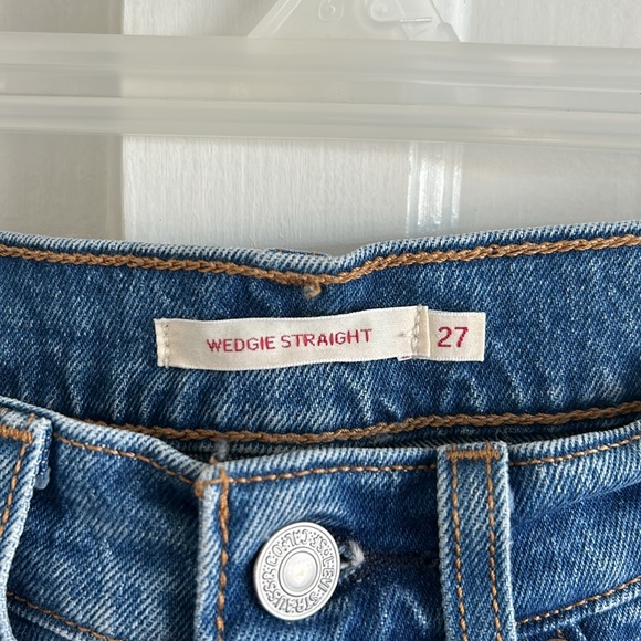 Levi’s Wedgie Straight Denim size 27 - Picture 3 of 6